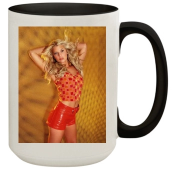 Jessica Simpson 15oz Colored Inner & Handle Mug