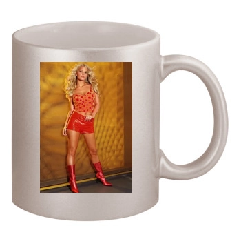 Jessica Simpson 11oz Metallic Silver Mug