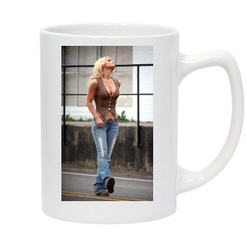 Jessica Simpson 14oz White Statesman Mug