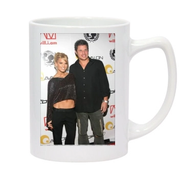 Jessica Simpson 14oz White Statesman Mug