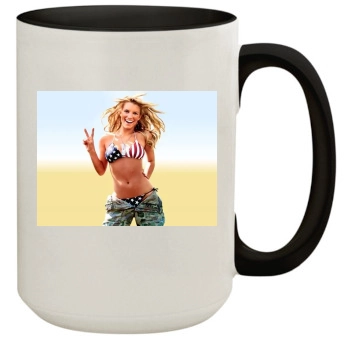 Jessica Simpson 15oz Colored Inner & Handle Mug