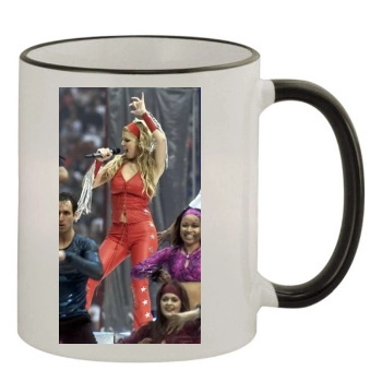 Jessica Simpson 11oz Colored Rim & Handle Mug