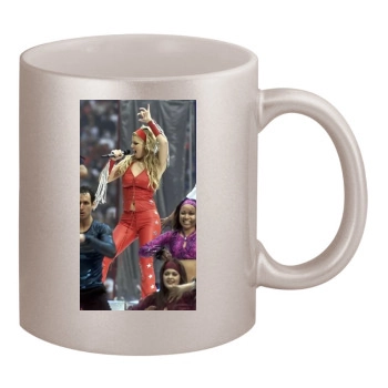 Jessica Simpson 11oz Metallic Silver Mug