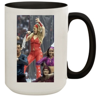 Jessica Simpson 15oz Colored Inner & Handle Mug