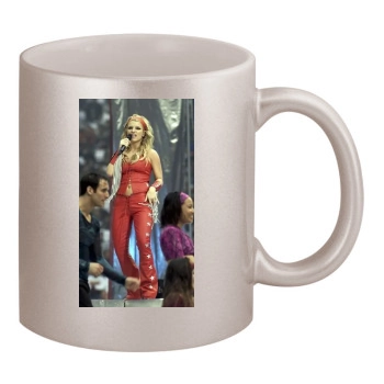 Jessica Simpson 11oz Metallic Silver Mug