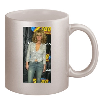 Jessica Simpson 11oz Metallic Silver Mug