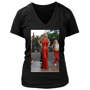 Jessica Simpson Women's Deep V-Neck TShirt