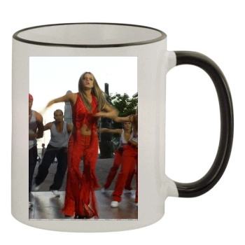 Jessica Simpson 11oz Colored Rim & Handle Mug