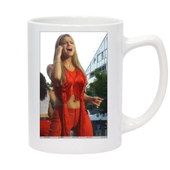 Jessica Simpson 14oz White Statesman Mug