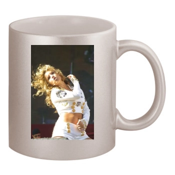 Jessica Simpson 11oz Metallic Silver Mug