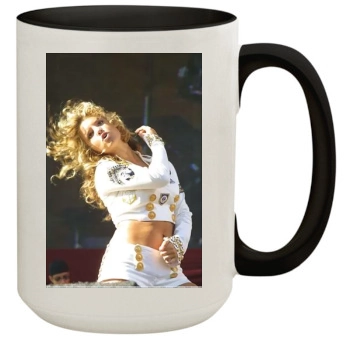 Jessica Simpson 15oz Colored Inner & Handle Mug