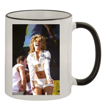 Jessica Simpson 11oz Colored Rim & Handle Mug