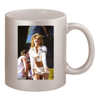 Jessica Simpson 11oz Metallic Silver Mug