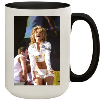 Jessica Simpson 15oz Colored Inner & Handle Mug