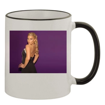 Jessica Simpson 11oz Colored Rim & Handle Mug