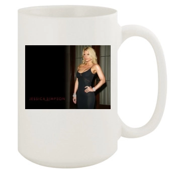 Jessica Simpson 15oz White Mug