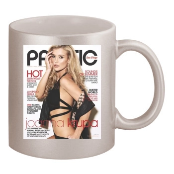 Joanna Krupa 11oz Metallic Silver Mug