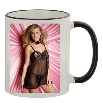 Joanna Krupa 11oz Colored Rim & Handle Mug