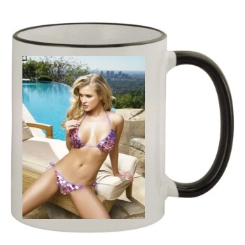 Joanna Krupa 11oz Colored Rim & Handle Mug