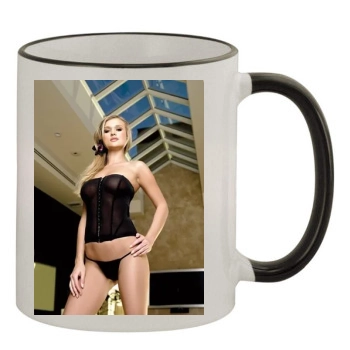 Joanna Krupa 11oz Colored Rim & Handle Mug