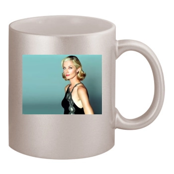 Joely Richardson 11oz Metallic Silver Mug