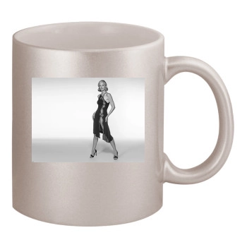 Joely Richardson 11oz Metallic Silver Mug