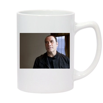 John Travolta 14oz White Statesman Mug