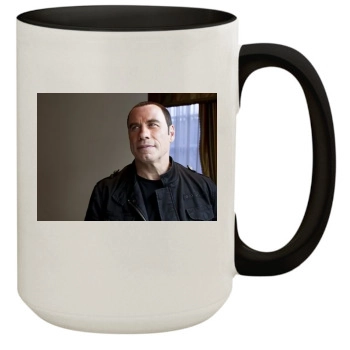 John Travolta 15oz Colored Inner & Handle Mug