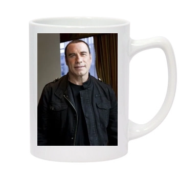 John Travolta 14oz White Statesman Mug