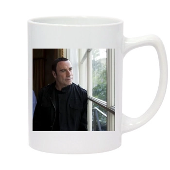 John Travolta 14oz White Statesman Mug