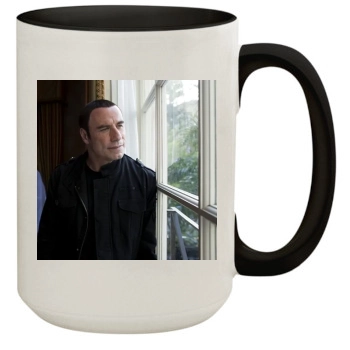 John Travolta 15oz Colored Inner & Handle Mug