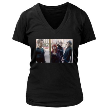 Paramore Women's Deep V-Neck TShirt