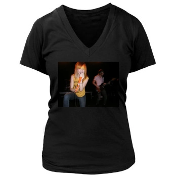 Paramore Women's Deep V-Neck TShirt