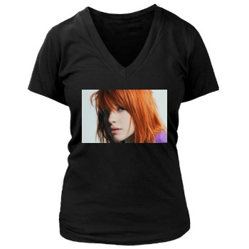 Paramore Women's Deep V-Neck TShirt