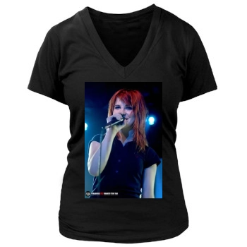 Paramore Women's Deep V-Neck TShirt