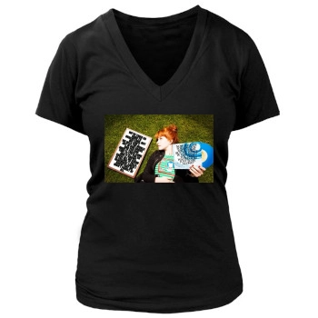 Paramore Women's Deep V-Neck TShirt