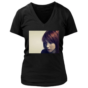 Paramore Women's Deep V-Neck TShirt