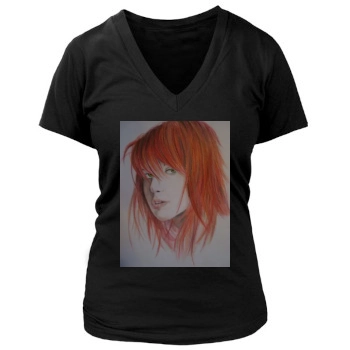 Paramore Women's Deep V-Neck TShirt