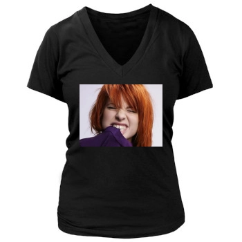 Paramore Women's Deep V-Neck TShirt