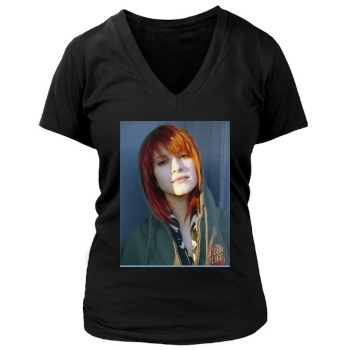 Paramore Women's Deep V-Neck TShirt