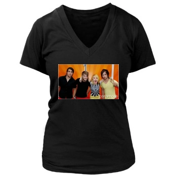 Paramore Women's Deep V-Neck TShirt