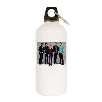 Paramore White Water Bottle With Carabiner