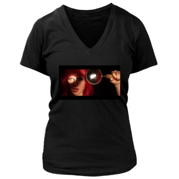 Paramore Women's Deep V-Neck TShirt