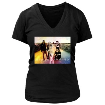 Paramore Women's Deep V-Neck TShirt