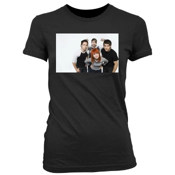 Paramore Women's Junior Cut Crewneck T-Shirt