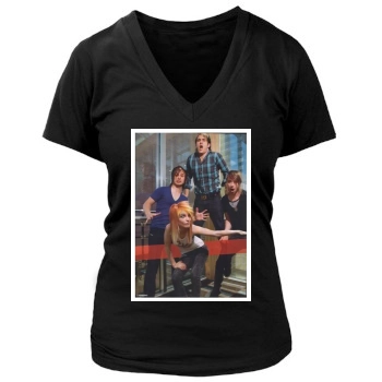 Paramore Women's Deep V-Neck TShirt