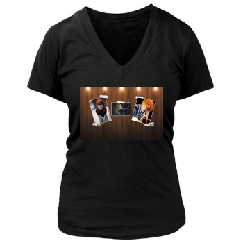 Paramore Women's Deep V-Neck TShirt