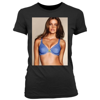 Barbara Palvin Women's Junior Cut Crewneck T-Shirt