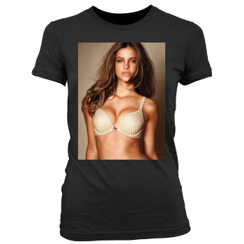 Barbara Palvin Women's Junior Cut Crewneck T-Shirt