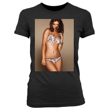 Barbara Palvin Women's Junior Cut Crewneck T-Shirt